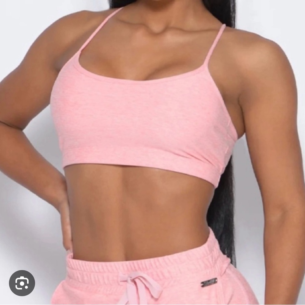 Bombshell Sportswear Small Pink Bra RARE